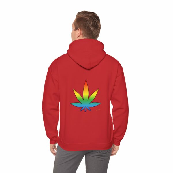 Psychedelic Cannabis Leaf Hoodie - Image 32