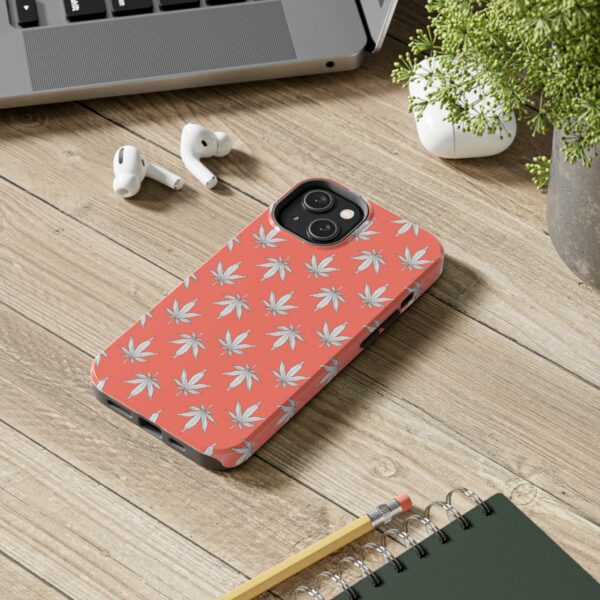 Red Love Marijuana Leaf's Case For Apple Iphone - Image 50