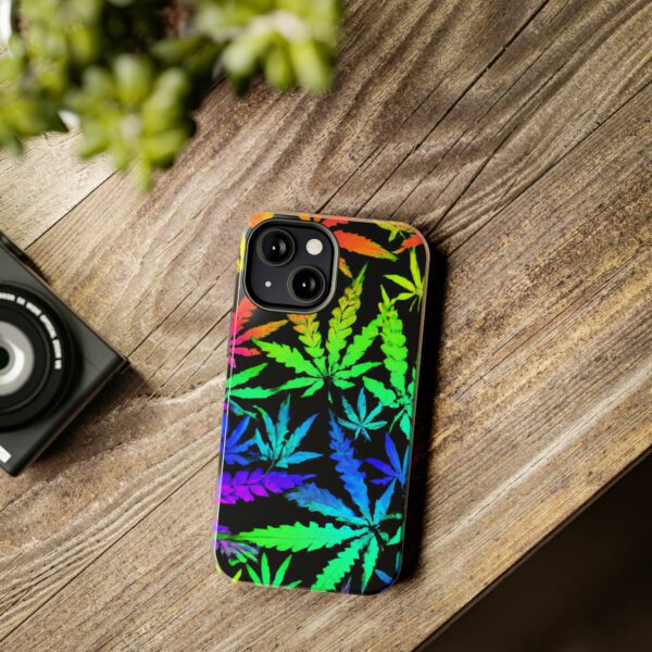 Trippy Marijuana Psychedelic Leaf's Case For Apple Iphone - Image 36