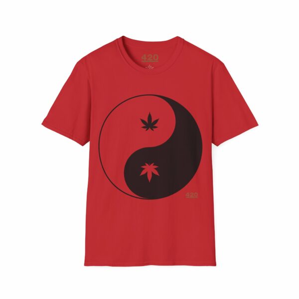 Herbal Duality Tee - Good & Evil Weed Emblem Edition - Image 4