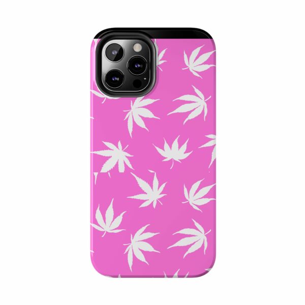 Pink Love Marijuana Leaf's Case For Apple Iphone - Image 20