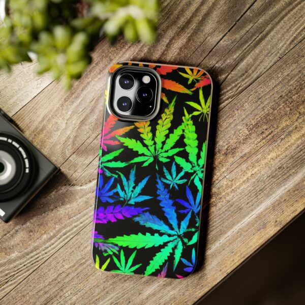 Trippy Marijuana Psychedelic Leaf's Case For Apple Iphone - Image 24