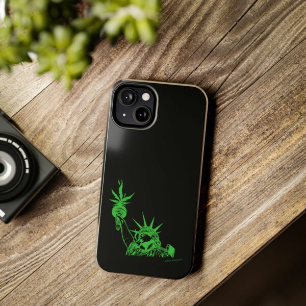 Statue of Liberty Cannabis Flame Case for Iphone - Image 30