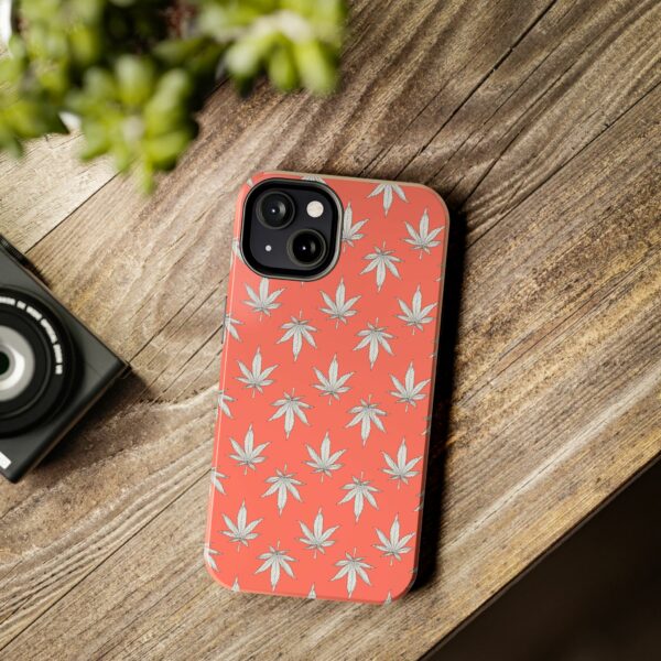 Red Love Marijuana Leaf's Case For Apple Iphone - Image 30