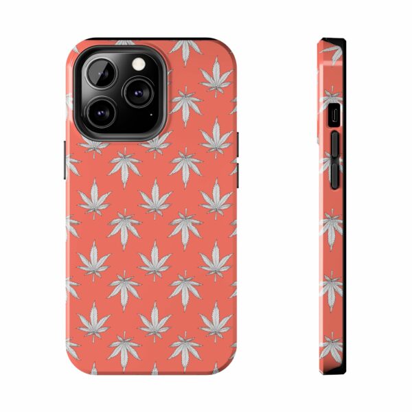 Red Love Marijuana Leaf's Case For Apple Iphone - Image 37