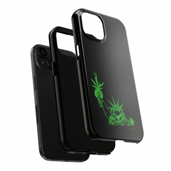 Statue of Liberty Cannabis Flame Case for Iphone - Image 60