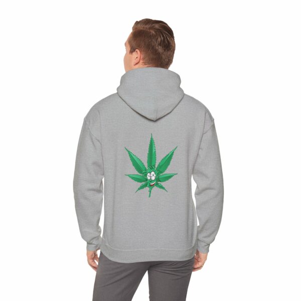 Funny Weed Leaf Face Hoodie - Image 8