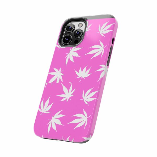 Pink Love Marijuana Leaf's Case For Apple Iphone - Image 21