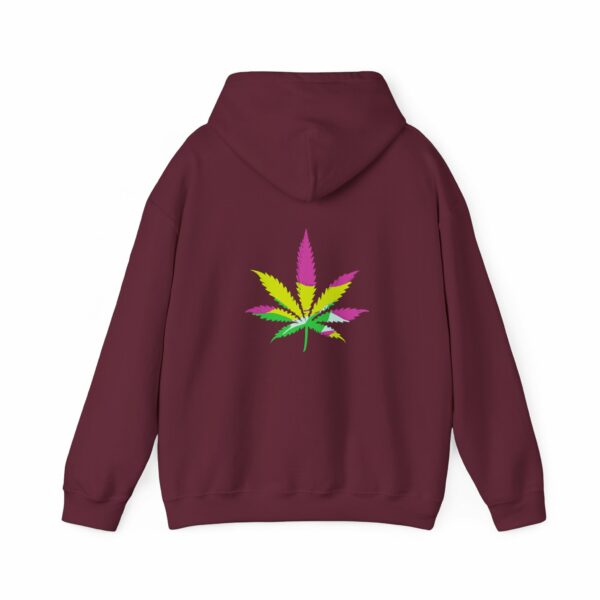 Graffiti Cannabis Leaf Hoodie - Image 6