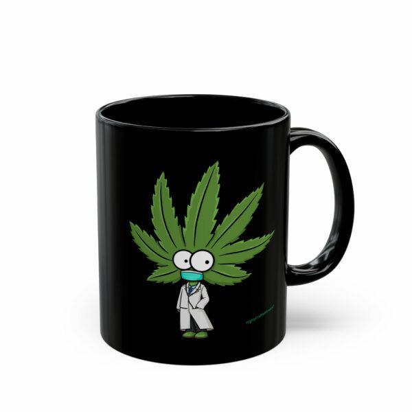 Doctor Cannabis Black Mug