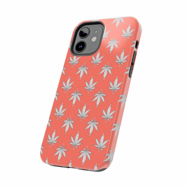 Red Love Marijuana Leaf's Case For Apple Iphone - Image 3