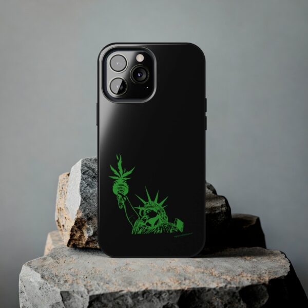 Statue of Liberty Cannabis Flame Case for Iphone - Image 47