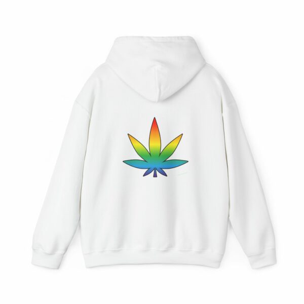 Psychedelic Cannabis Leaf Hoodie - Image 6