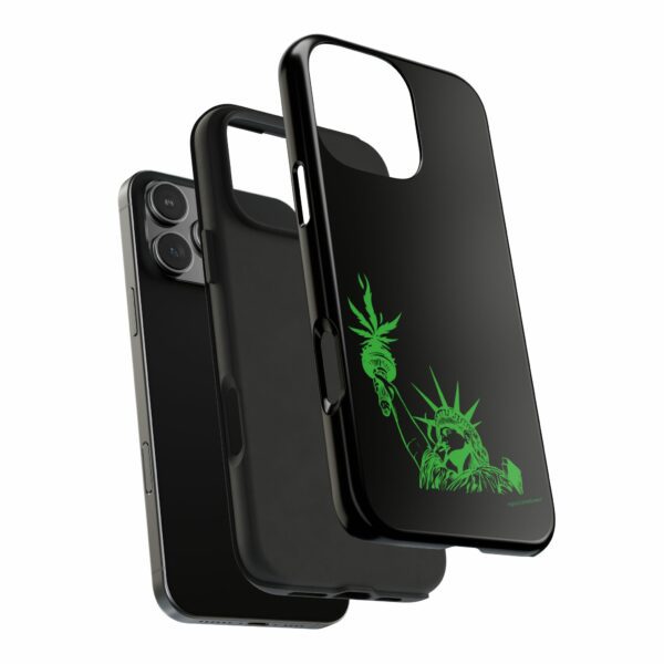 Statue of Liberty Cannabis Flame Case for Iphone - Image 78