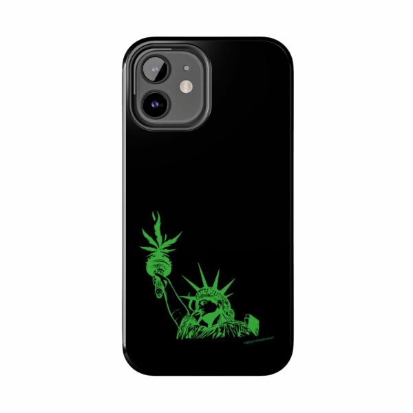 Statue of Liberty Cannabis Flame Case for Iphone - Image 2