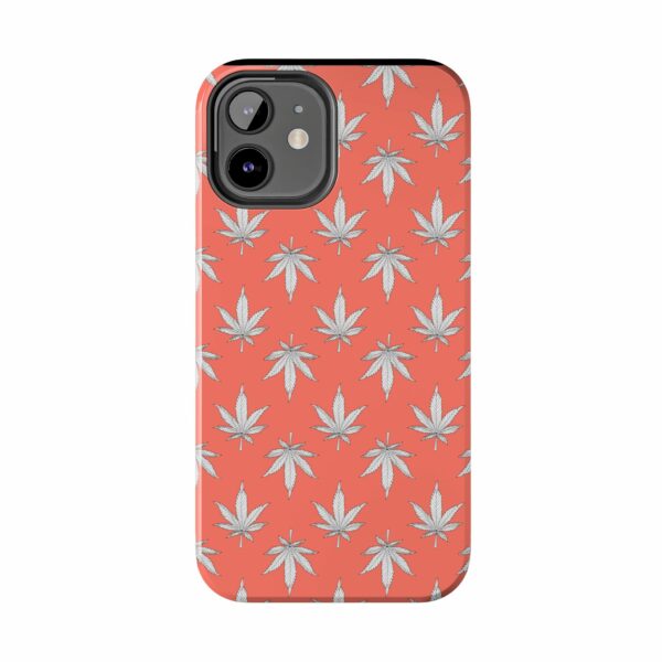 Red Love Marijuana Leaf's Case For Apple Iphone - Image 2