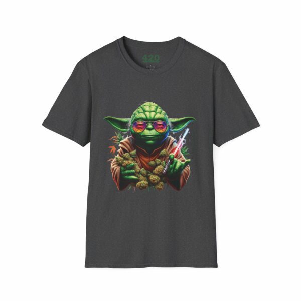 Galactic Green Master Tee - Stoner Yoda Edition - Image 10