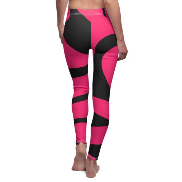 Trippy Pink Women Leggings - Image 3