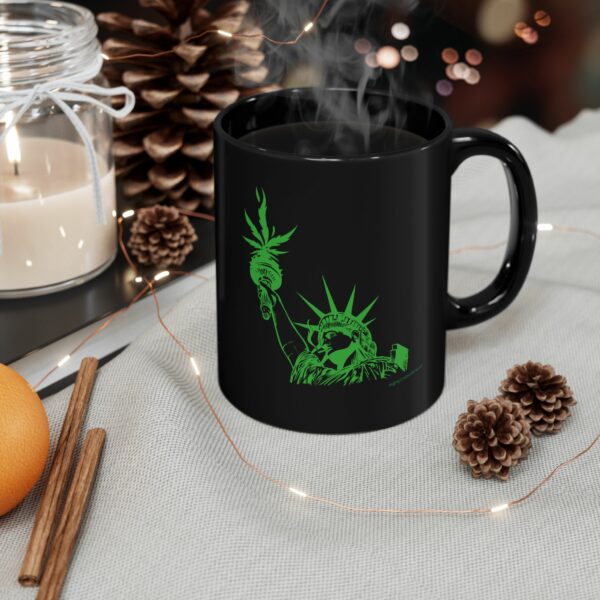 Cannabis Statue of Liberty Mug - Image 2