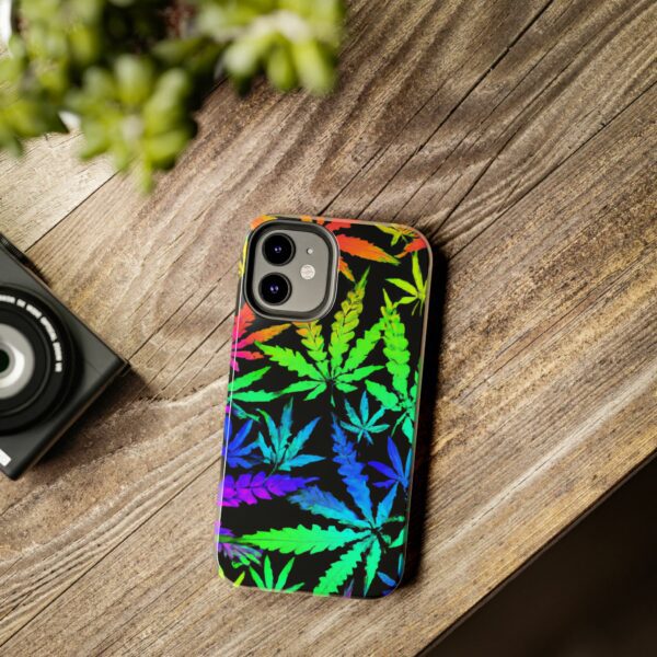 Trippy Marijuana Psychedelic Leaf's Case For Apple Iphone - Image 12