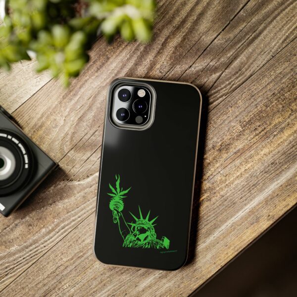 Statue of Liberty Cannabis Flame Case for Iphone - Image 18