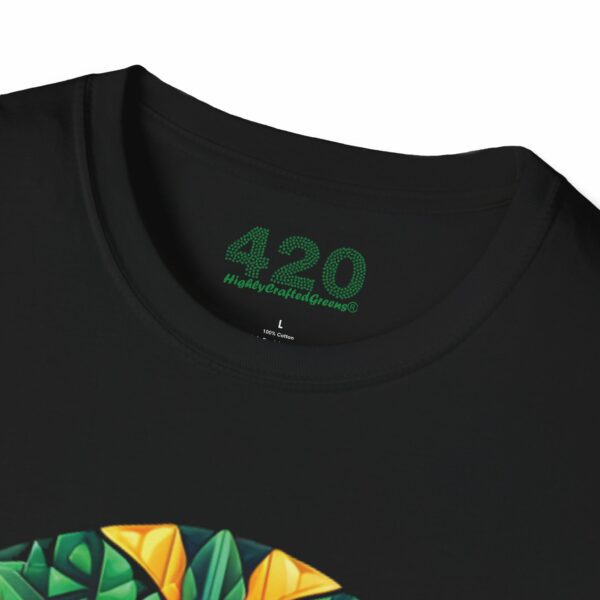 Psychedelic Foliage Tee - Hypnotic Weed Leaf Edition - Image 9