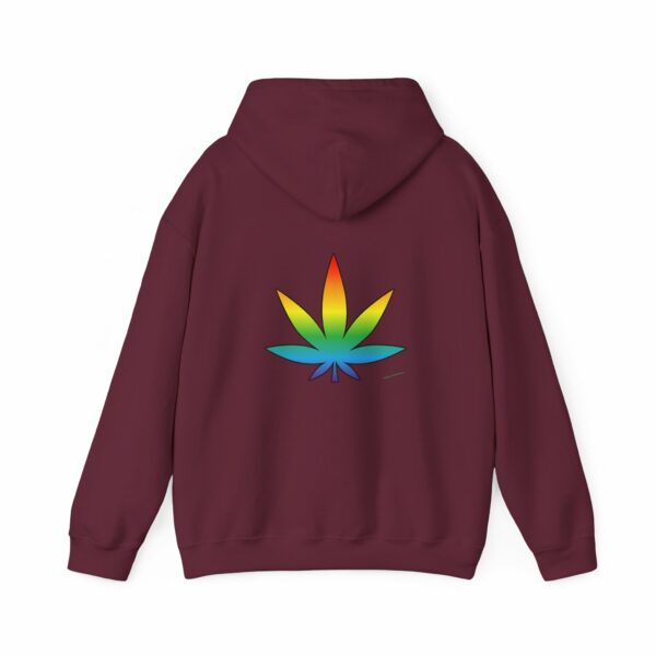 Psychedelic Cannabis Leaf Hoodie