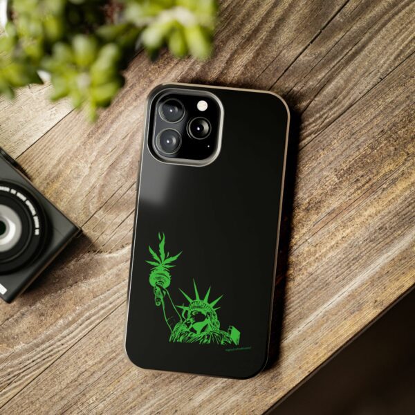 Statue of Liberty Cannabis Flame Case for Iphone - Image 48