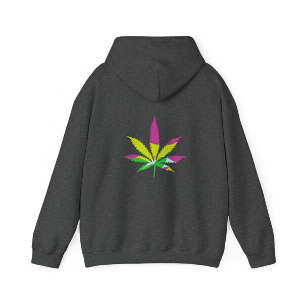 Graffiti Cannabis Leaf Hoodie - Image 2