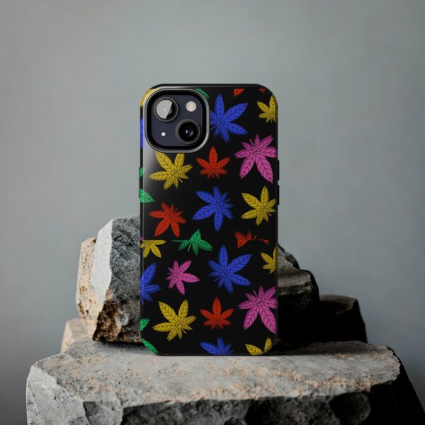 Colorful Marijuana Leaf's Case For Apple Iphone - Image 29