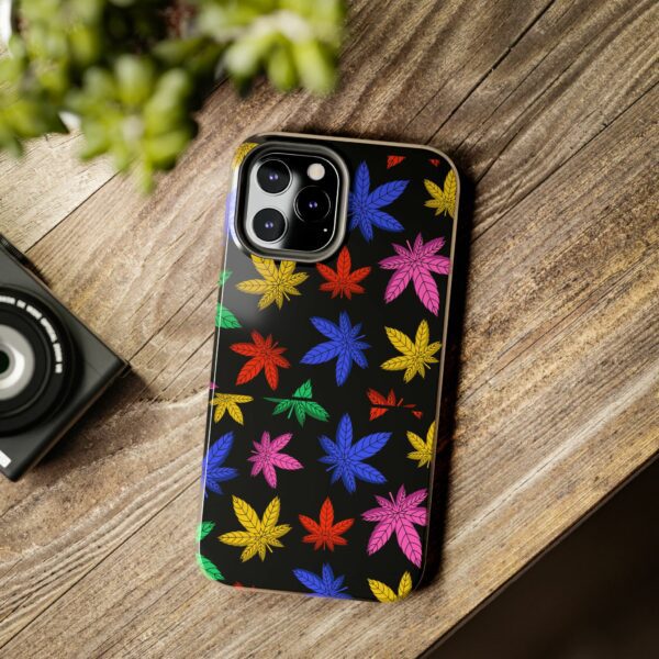 Colorful Marijuana Leaf's Case For Apple Iphone - Image 24