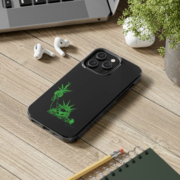 Statue of Liberty Cannabis Flame Case for Iphone - Image 54