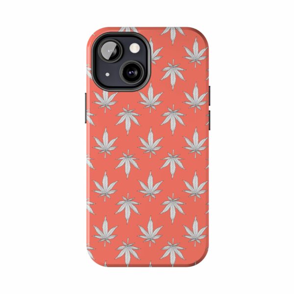 Red Love Marijuana Leaf's Case For Apple Iphone - Image 32