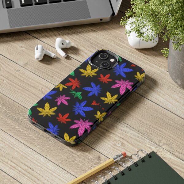 Colorful Marijuana Leaf's Case For Apple Iphone - Image 56