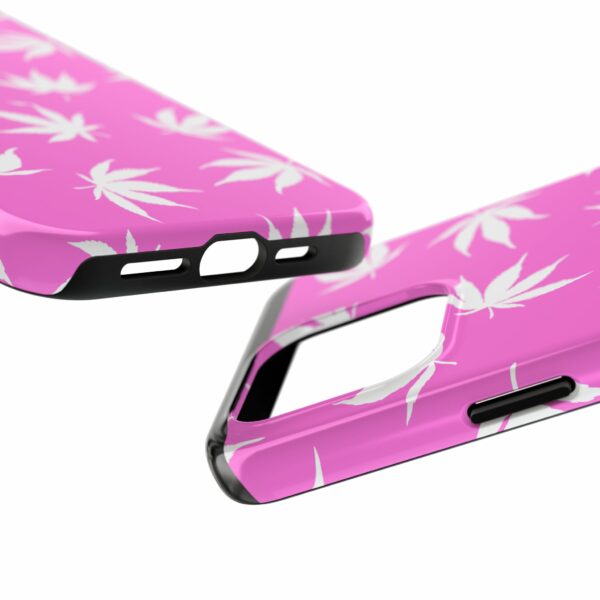 Pink Love Marijuana Leaf's Case For Apple Iphone - Image 71