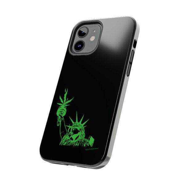 Statue of Liberty Cannabis Flame Case for Iphone - Image 3