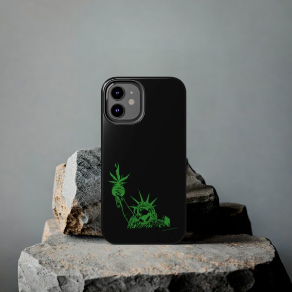 Statue of Liberty Cannabis Flame Case for Iphone - Image 11