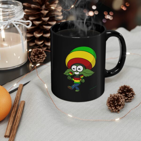 Cannabis Bob  Black Mug