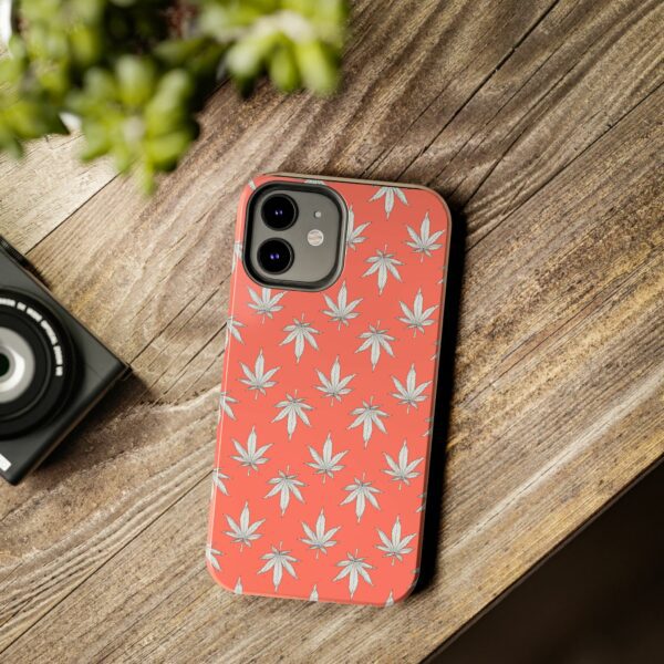 Red Love Marijuana Leaf's Case For Apple Iphone - Image 6