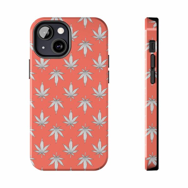 Red Love Marijuana Leaf's Case For Apple Iphone - Image 31