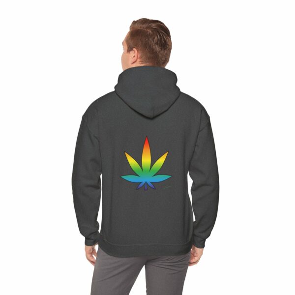 Psychedelic Cannabis Leaf Hoodie - Image 20