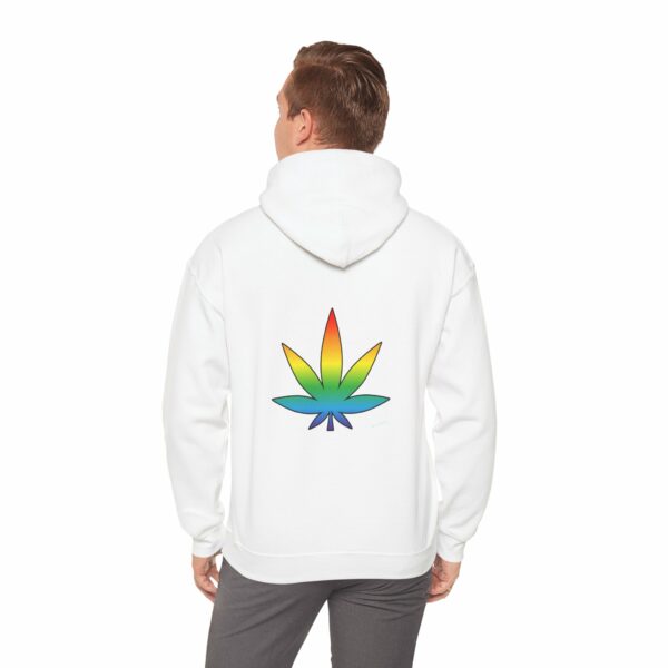 Psychedelic Cannabis Leaf Hoodie - Image 8