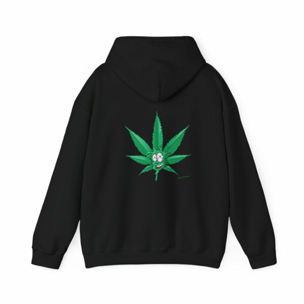 Funny Weed Leaf Face Hoodie