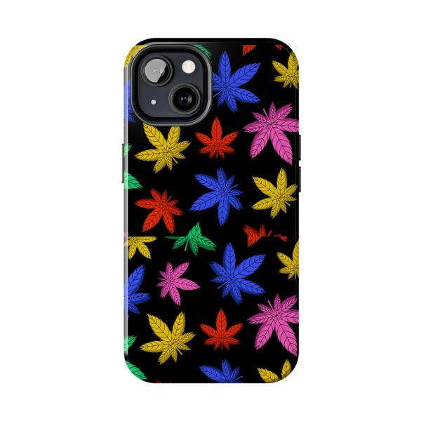 Colorful Marijuana Leaf's Case For Apple Iphone - Image 26