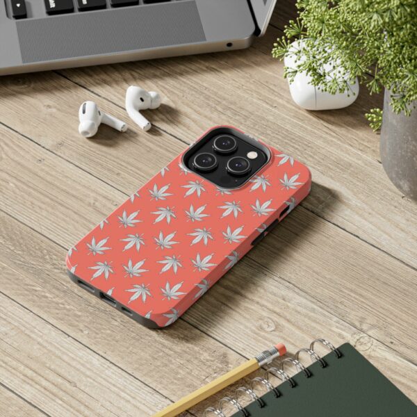 Red Love Marijuana Leaf's Case For Apple Iphone - Image 52