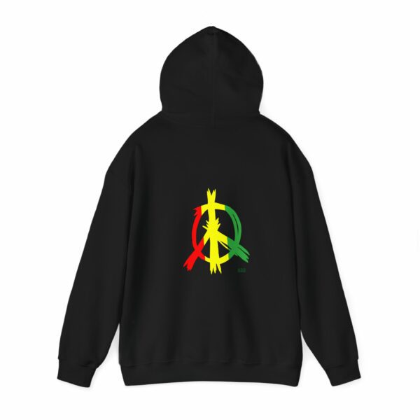 Jamaican Flag Peace Sign Hoodie - Image 10