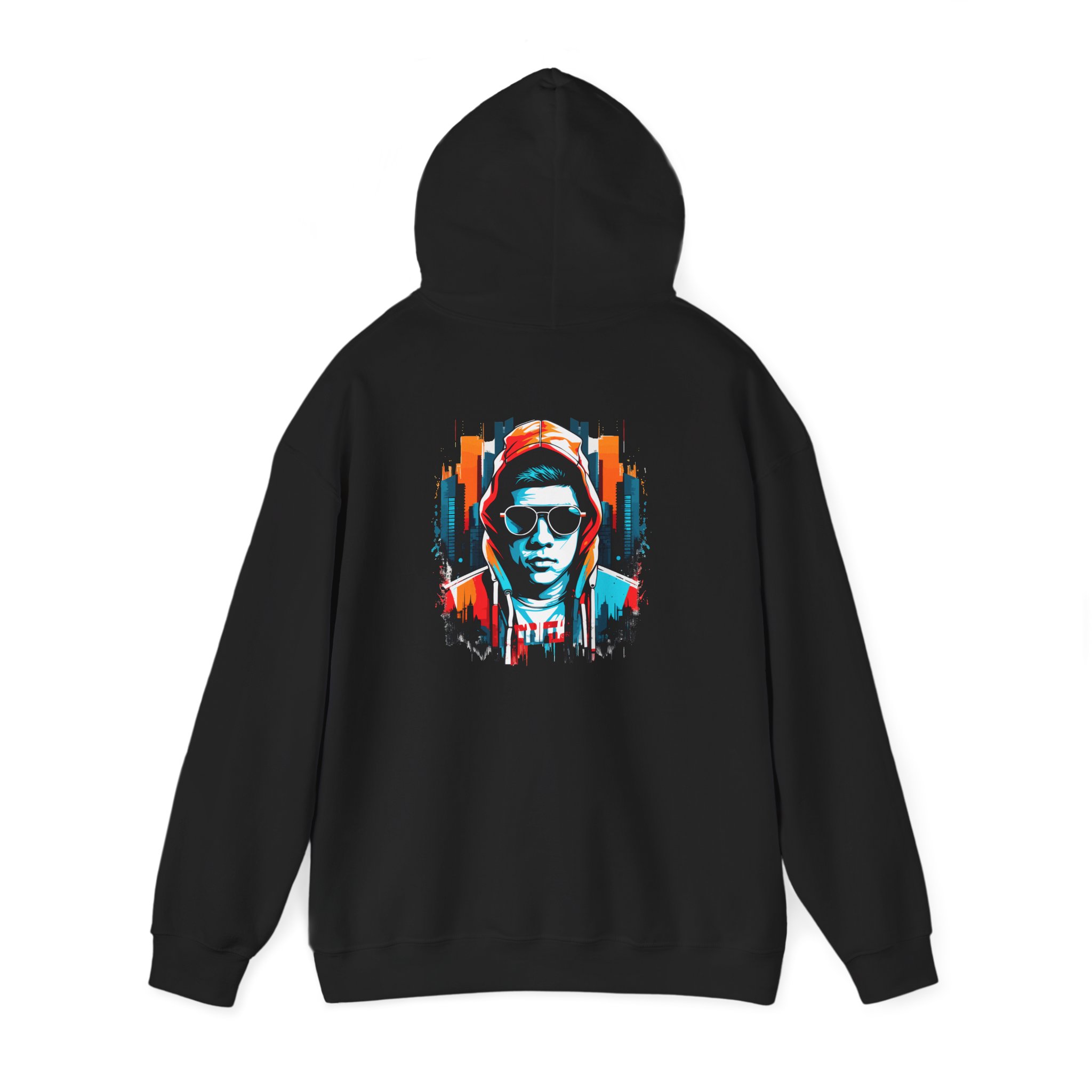City Hood Sunglasses Graphic Hoodie