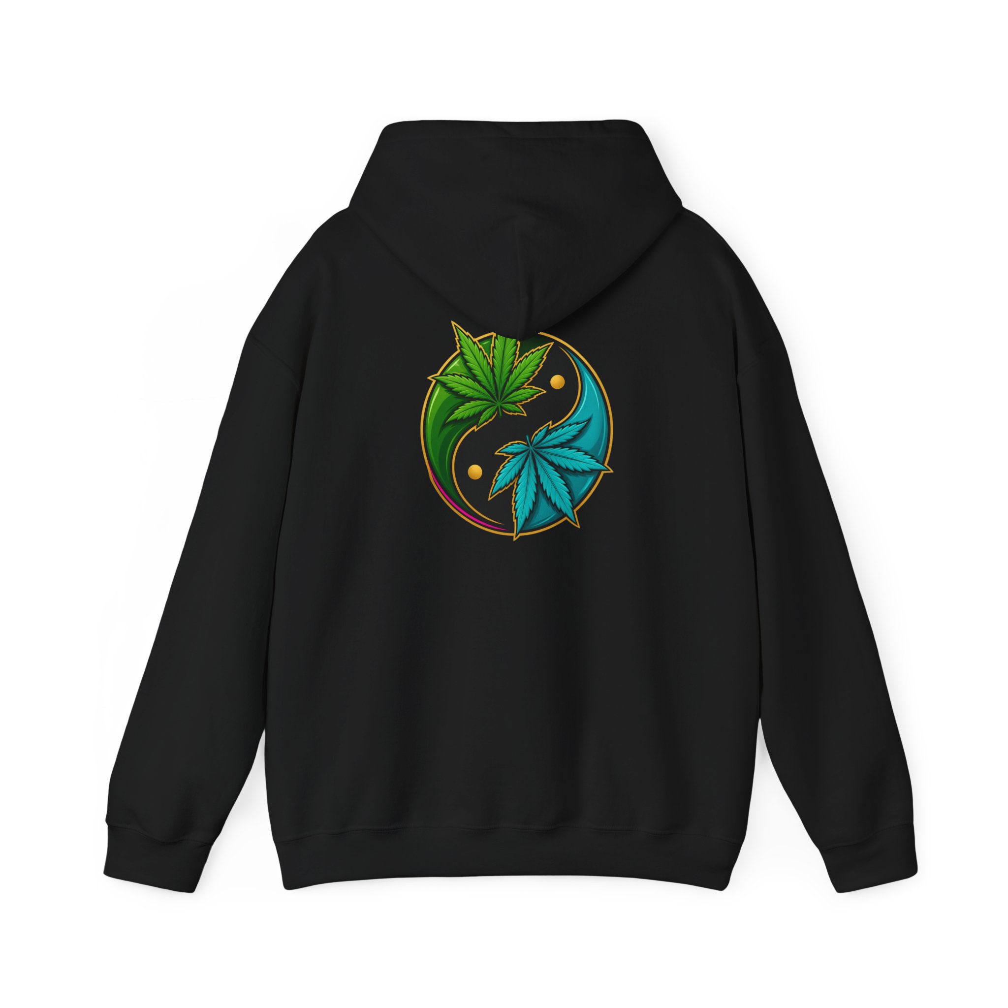 Yin Yang Leaves Hoodie - Image 3