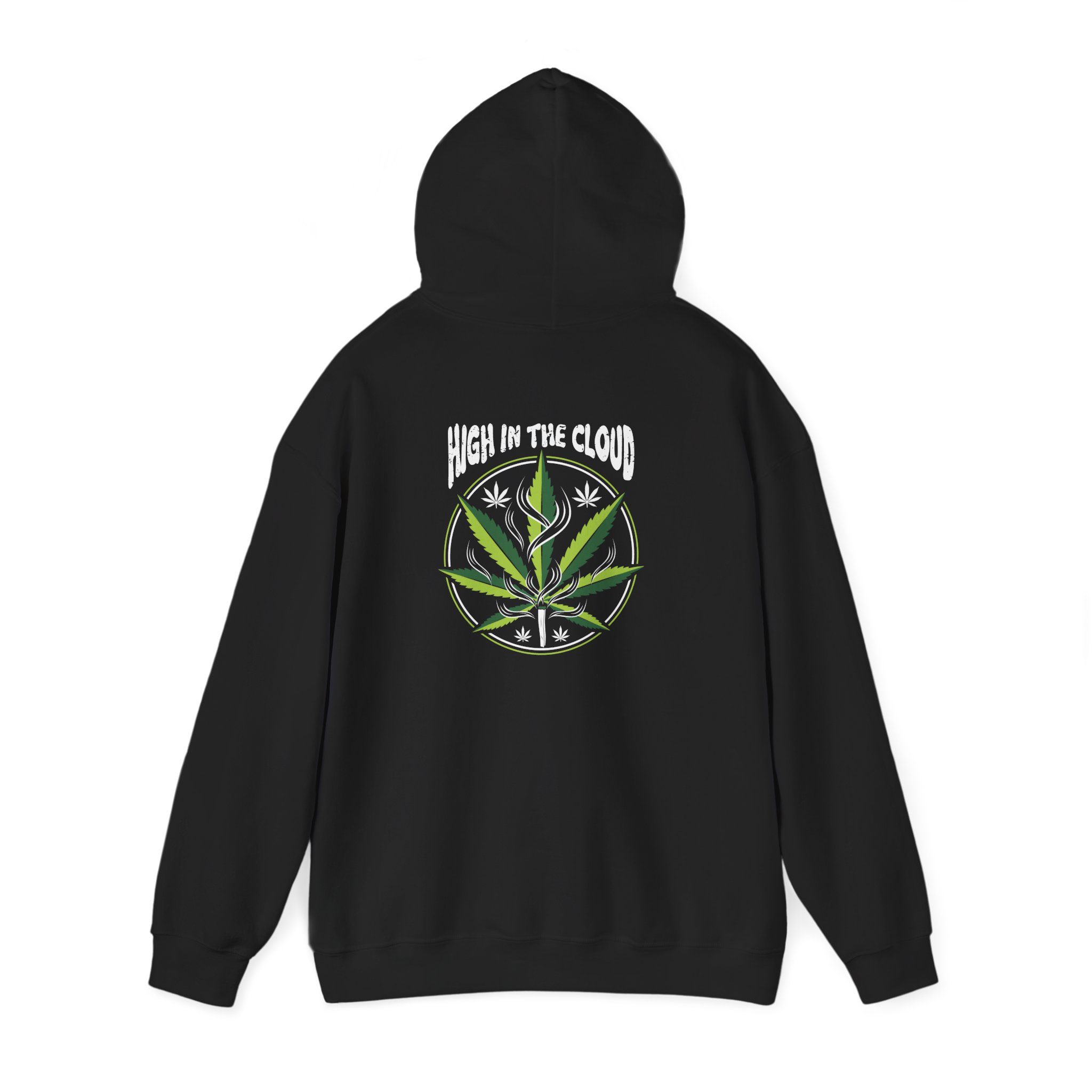 High In The Cloud Leaf Graphic Hoodie