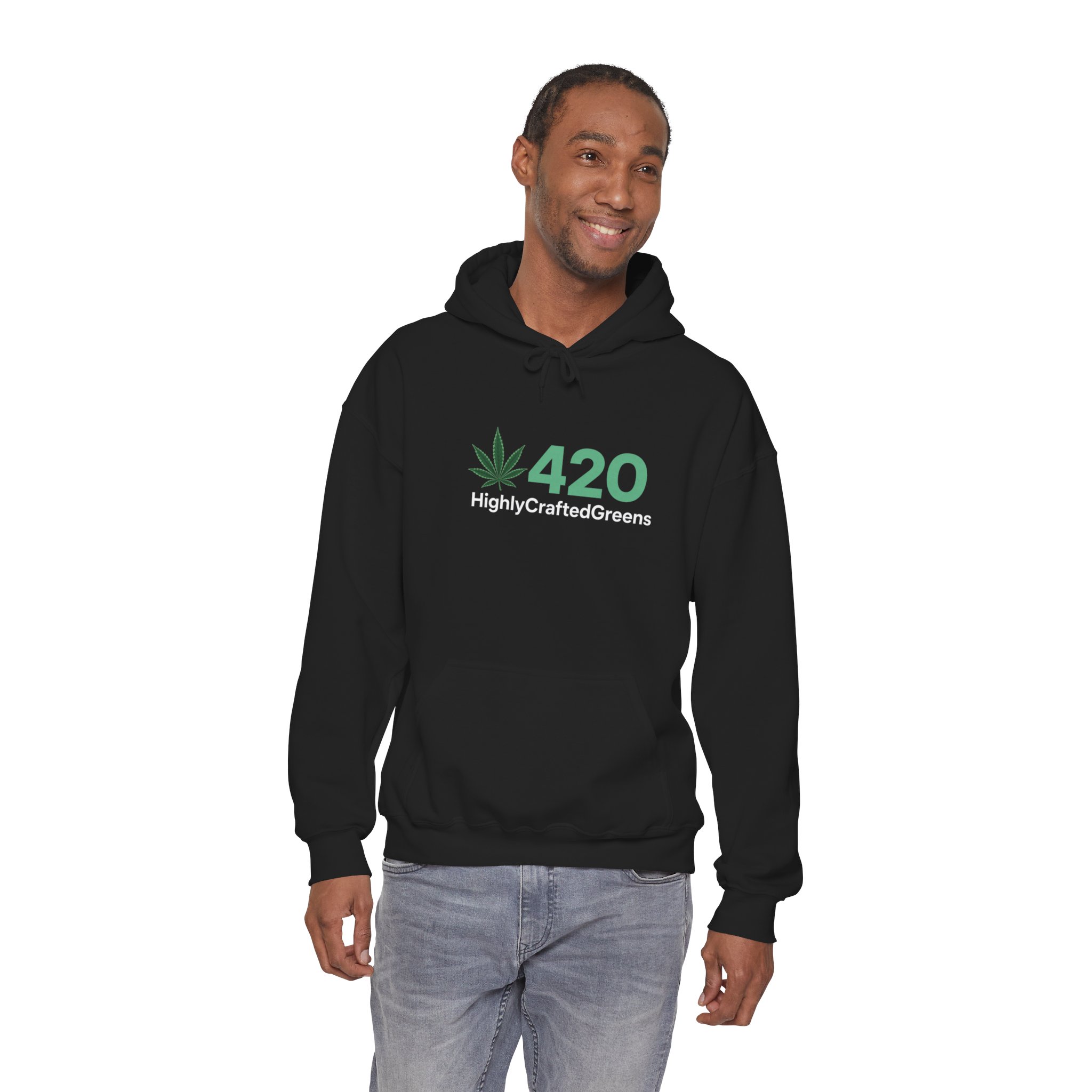 High In The Cloud Leaf Graphic Hoodie - Image 6